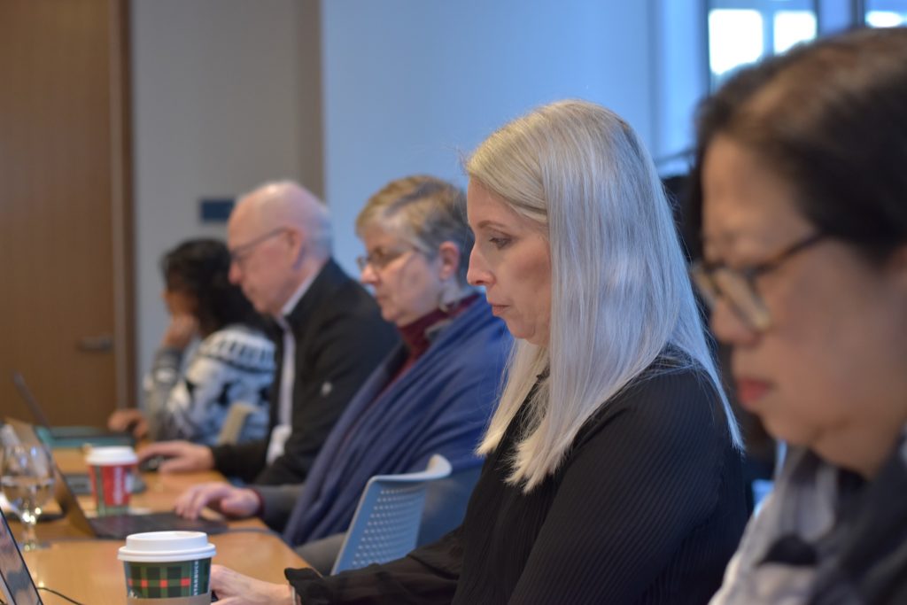OCREB Members at an all-board meeting.